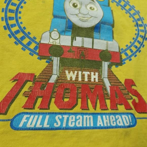 2010s Thomas The Train Graphic Tshirt Sz 4T - Picture 5 of 8